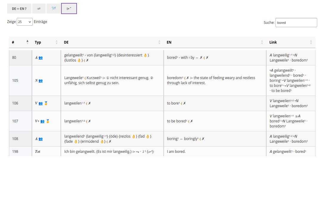 Eingeblendete Definitionen {⌲)-